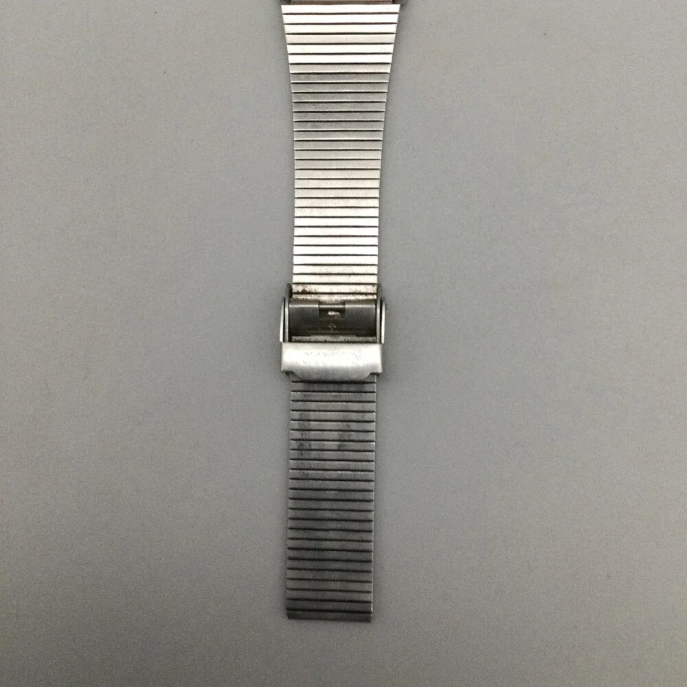 Vtg Citizen Men Watch 27mm Silver Tone Seven Diamond 2030-944976 New Battery